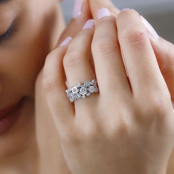 Moissanit Ring - 1,26 ct. image number 9