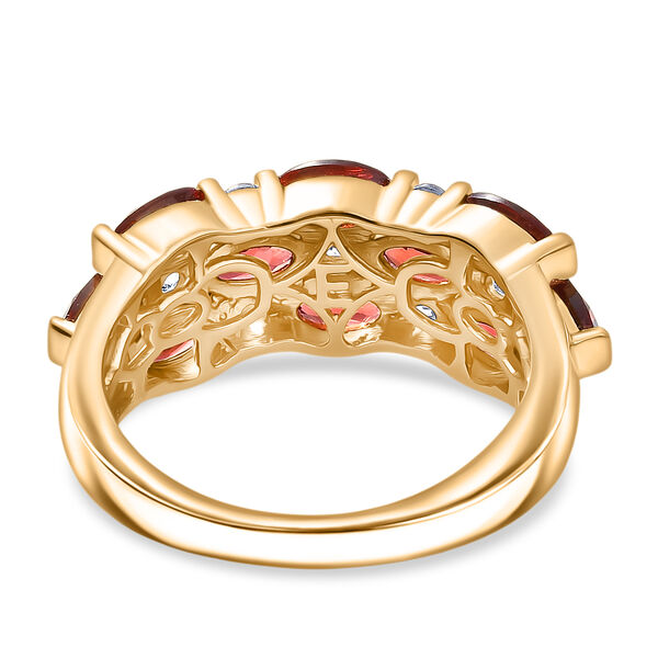EverTrue Mosambik Granat und Zirkon Ring - 3,35 ct. image number 5