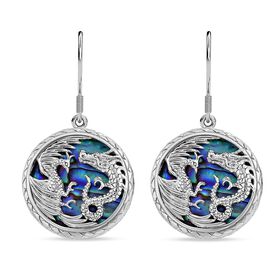 Abalone Muschel Ohrringe 925 Silber
