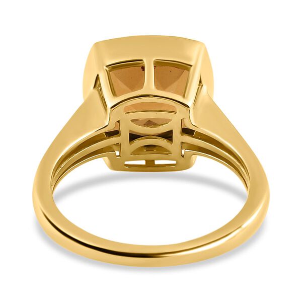Champagner Triplett Quarz Ring - 4,59 ct. image number 6