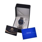 WILLIAM HUNT- Uhr mit japanischem Uhrwerk und Kettenamband, Blau image number 8
