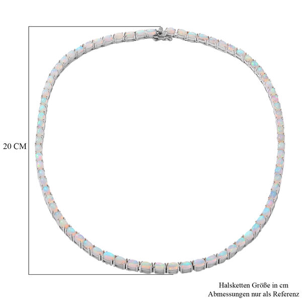 Kaleidoskopische &auml;thiopische Opal-Eternity-Halskette - 25,28 ct. image number 5