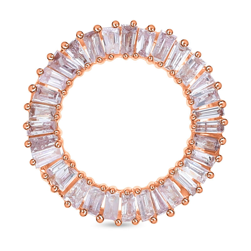 LUXORO Natürlicher, Rosa Diamant Kreis des Lebens Anhänger, SGL zertifiziert, 585 Rosegold ca. 0.50 ct image number 0