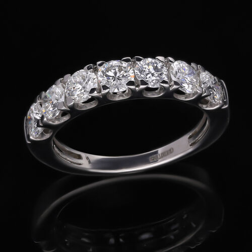 LUXORO IGI zertifizierter SI Labor Diamant Ring in 585 Weißgold - 1,50 ct. image number 8