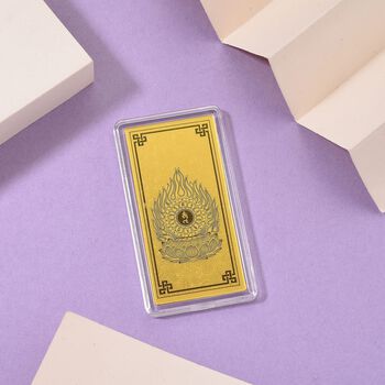 Ein Hauch von Luxus- 999er Goldplatte Muster der sieben Chakren