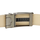Gürtel mit Click-System aus echtem Leder, Breite: ca. 3 cm, Beige image number 1