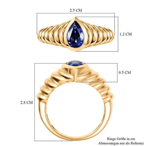EverTrue Tansanit Zirkonia Ring image number 6