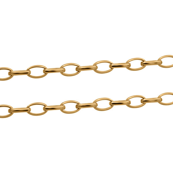 925 Silber vergoldet Kette ca. 75 cm ca. 11,90g image number 1