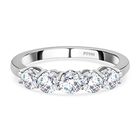 Weißer Diamant VS Ring 950 Platin (Größe 17.00) ca. 1,00 ct