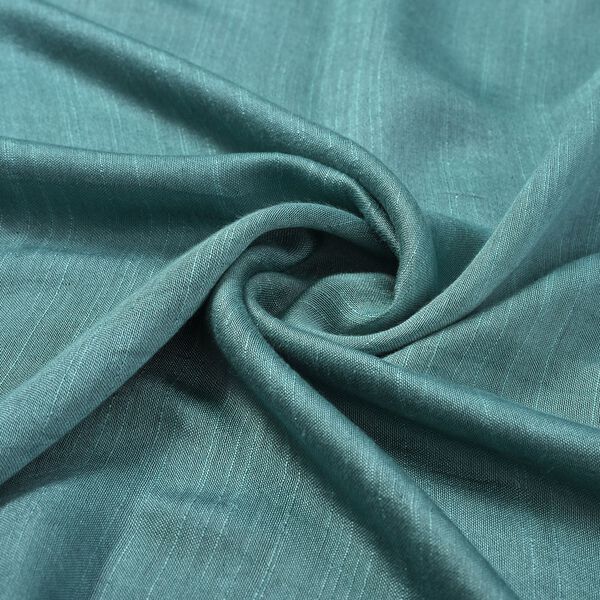 Modischer Schal aus 40% Seide und 60% Leinen, 70x200 cm, Blau image number 6