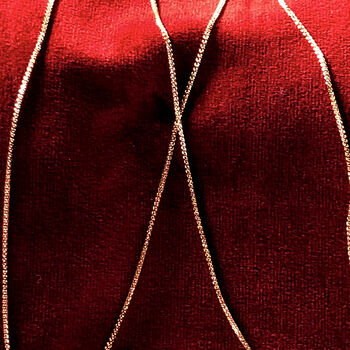 Flexible Spiga-Halskette in ros&eacute;vergoldetem 925 Silber