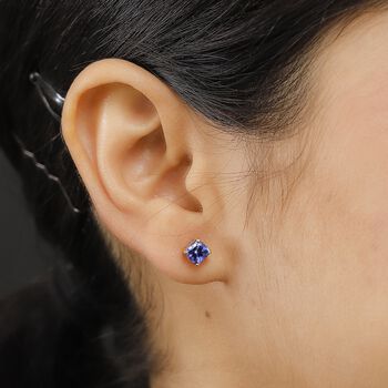 AAA Tansanit Ohrringe in 585 Gold - 1,95 ct.