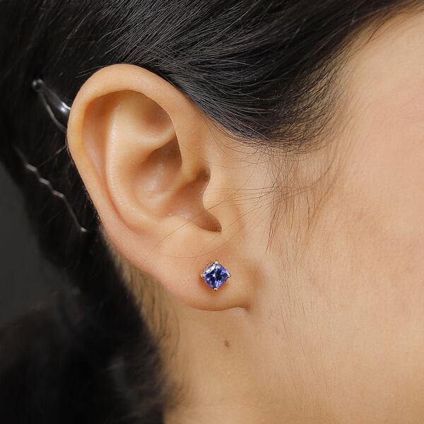 AAA Tansanit Ohrringe in 585 Gold - 1,95 ct. image number 3