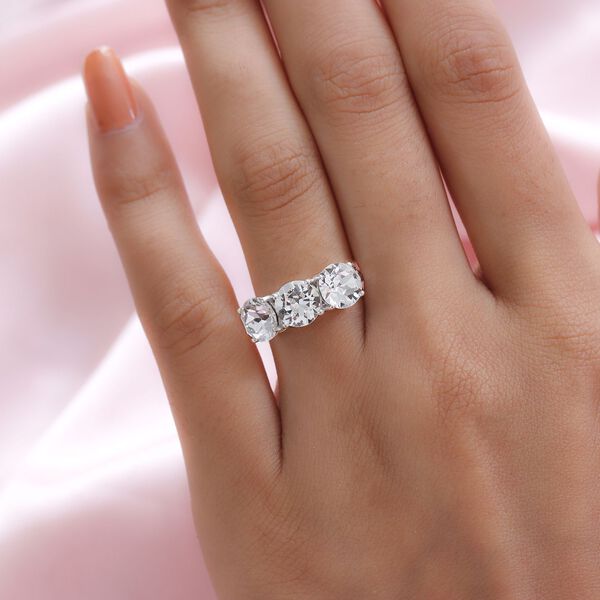 Weißer Kristall-Ring - 3,58 ct. image number 3