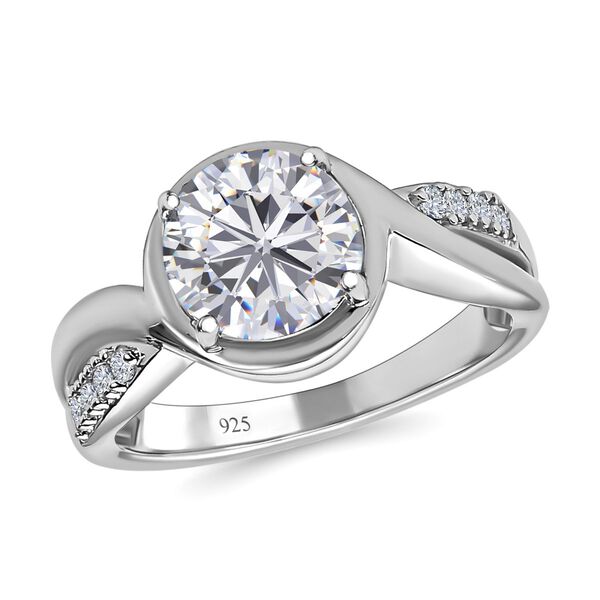 Moissanit Ring, ca. 1.94 ct image number 3