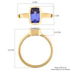Premium Tansanit Ring, 585 Gold (Größe 21.00) ca. 1,23 ct image number 6
