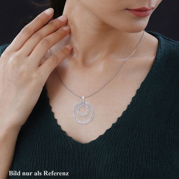 Diamant-Anhänger mit Kette - 1 ct. image number 3