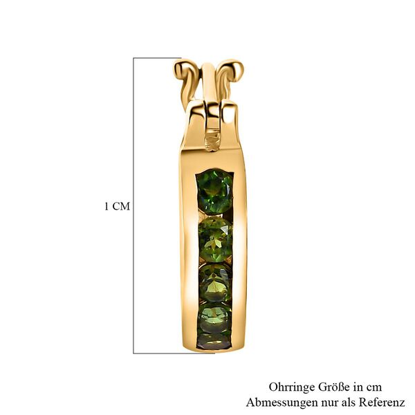 Nat&uuml;rliche Chrom Turmalin-Ohrringe - 0,62 ct. image number 5