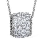 LUXURIANT DIAMOND - Lab Grown Diamant SI-GH Schmuckset 925 Silber rhodiniert ca. 1,65 ct.