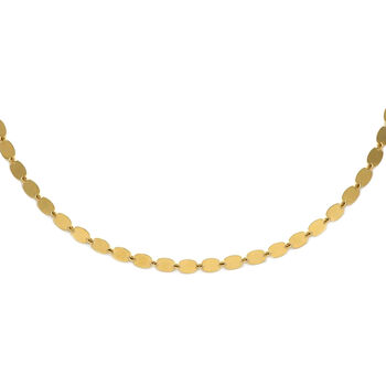 Maestro Kollektion - 585 Gelbgold Pl&auml;ttchen Collier ca. 45 cm ca. 3,16g