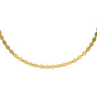 Maestro Kollektion - 585 Gelbgold Plättchen Collier ca. 45 cm ca. 3,16g