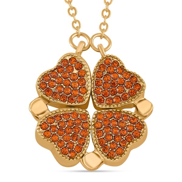 Gelbes Tigerauge und gelbes Kristall 2-Wege-Schmuckset image number 5