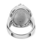 Karneol Ring, Edelstahl (Größe 16.00) ca. 50,00 ct image number 5