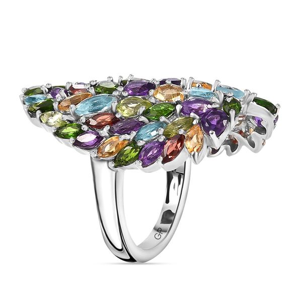 GP Amore Kollektion - Mehrfarbiger Ring, 925 Silber rhodiniert (Größe 19.00) ca. 6.97 ct image number 3