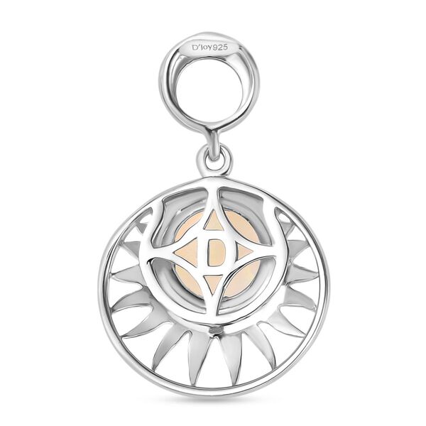 D'Joy AA Nat&uuml;rlicher, &auml;thiopischer Welo Opal Anh&auml;nger 925 Silber platiniert und vergoldet ca. 1.36 ct image number 5