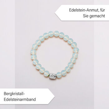 2er Set Luxus 100% Seidenschal und Bergkristall Chakra-Armband