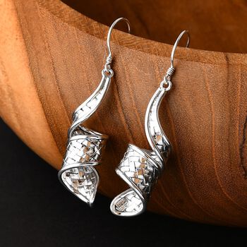Royal Bali Kollektion - Ohrringe im Twist-Design, 925 Silber