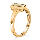 AAA Turkizit-Ring, 925 Silber Gelbgold Vermeil  ca. 1,02 ct image number 4