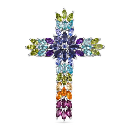 Mehrfarbiger Edelstein-Anhänger - 8,61 ct. image number 0