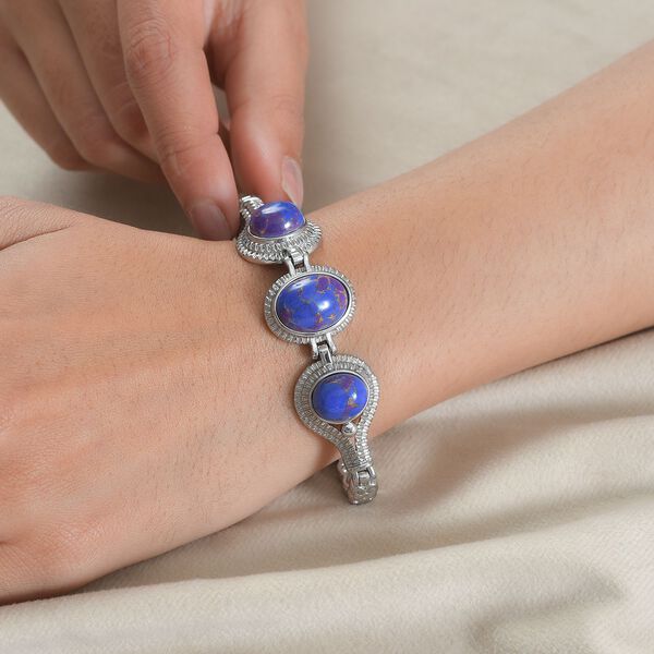 Lila T&uuml;rkis 18cm Armband - 25 ct. image number 2