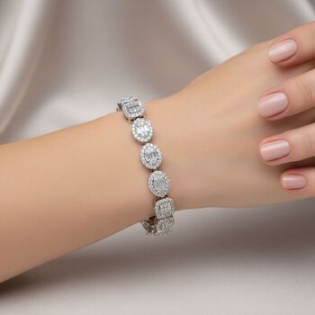 D'Joy Moissanit 19cm Armband - 3,73 ct.