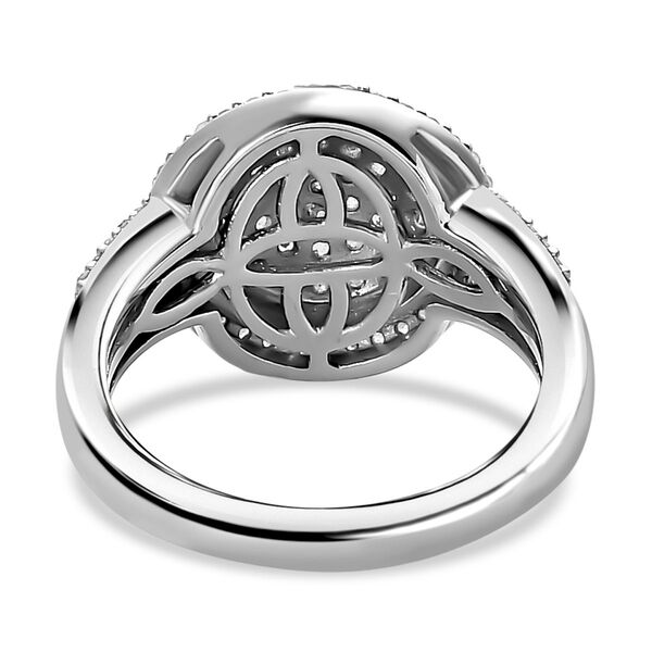 Wei&szlig;er Diamant Ring, 925 Silber platiniert (Gr&ouml;&szlig;e 16.00), ca. 0.75 ct image number 6