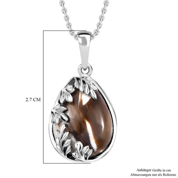 Erdnuss Holz Jaspis Schmuckset ca. 7,50 ct. image number 6