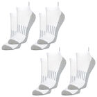 4er-Set Kupferfaser-Kompressions-Socken, Antibakteriell und Anti-Geruch, 36-40, S/M, weiß-grau image number 1