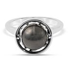 Shungit Ring 925 Silber rhodiniert  ca. 5,75 ct image number 0