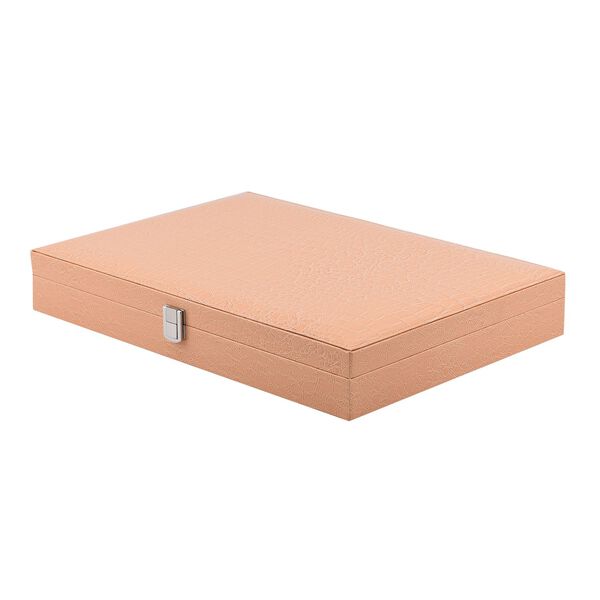 Schmuckkasten mit Kroko-Pr&auml;gung, Beige image number 3