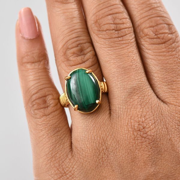 Malachit Ring - 10,06 ct. image number 3