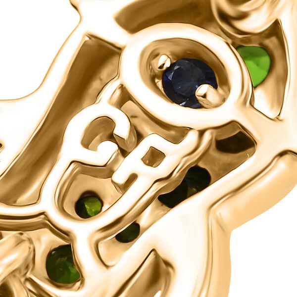 Süßwasser Perle und Chromdiopsid Ohrringe und Anhänger mit 45cm Kette image number 17