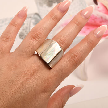 Royal Bali - Perlmutt Ring, 925 Silber (Gr&ouml;&szlig;e 18.00)