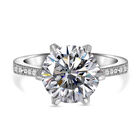 Lustro Stella - Weißer Zirkonia-Ring, 925 Silber rhodiniert (Größe 16.00) ca. 0,84 ct
