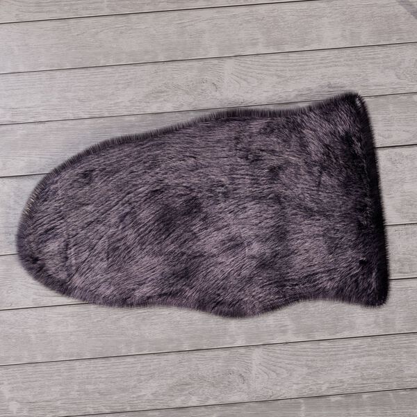 Kunstfell Teppich, Grau image number 2