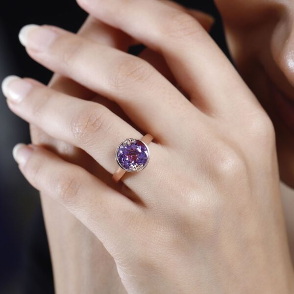 AA Rose De France Amethyst Ring - 3,49 ct. image number 3