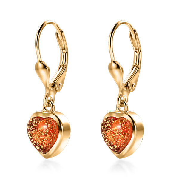 GP Whispers of Murano Kollektion - Murano aus Italien, Kanchanaburi Blauer Saphir Ohrringe 925 Silber 750 Gelbgold vermeil 2.69 ct image number 3