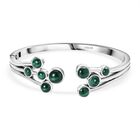 AAA Malachit Armreif ca. 19 cm Edelstahl ca. 14.01 ct