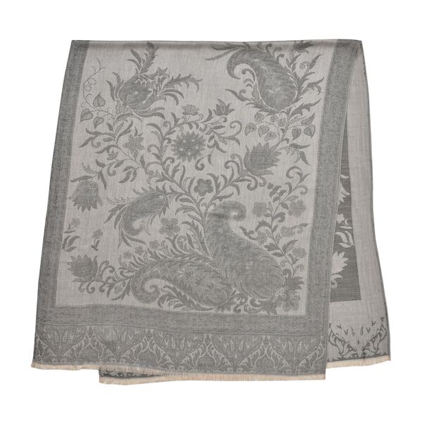 Jacquardgewebter Schal, 170x70cm, Champagner image number 2