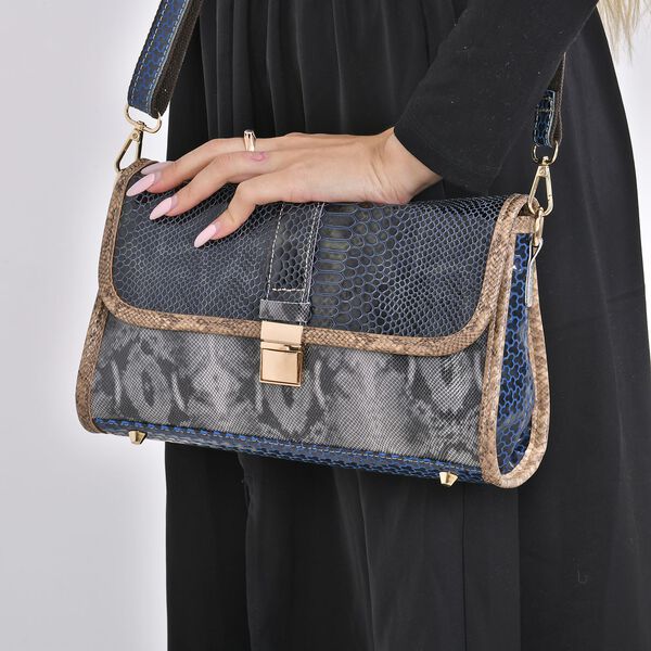 Chaos by Elsie, Echtleder Crossbody Tasche, Leopardenmuster image number 3